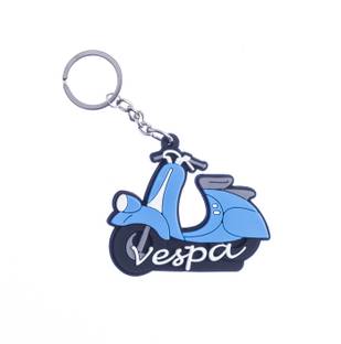 AVI Doublesided Blue Vespa Key Chain