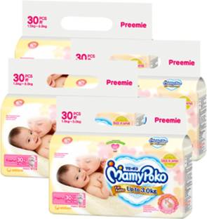 MamyPoko PREEMIE 3S (UPTO 3 KG) NEW BORN - New Born
