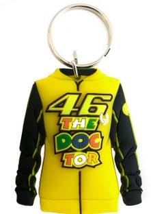 AVI Doublesided Dr46 Valentino Rossi Jacket Design Key Chain