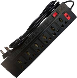 UNI 6+1 Extension Boards 6AMP Power Strip Long Wire 6  Socket Extension Boards