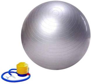 Zeyu Gym Exercise Ball Anti Burst Exercise Equipment For Home-Silver Gym Ball