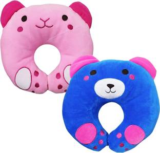 BRANDONN Polyester Fibre Abstract Baby Pillow Pack of 2