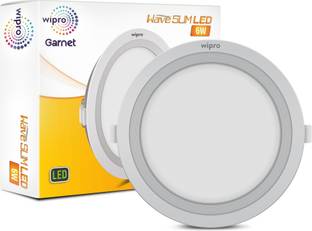 Wipro 6W (Cool White, Round) Recessed Ceiling Lamp