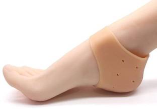 RBBAZAR Anti heel crack set socks pain foot gel relief anti silicone moisturizing support Heel Support