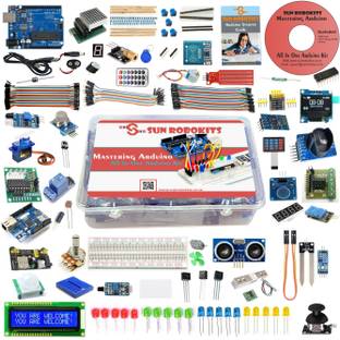 SunRobotics Mastering Arduino - All in One Arduino Kits (100+ Components & Modules) Including Codes/Tutorials/Videos Electronic Components Electronic Hobby Kit