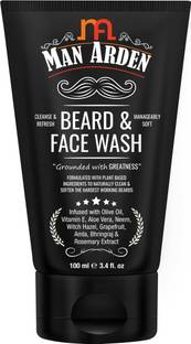 Man Arden Beard and  - No Parabens, Sulphate, Silicones Face Wash