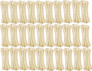 Bow! Wow !! Raw Hide Pressed Bone 3" 30 Ps Dog Chew