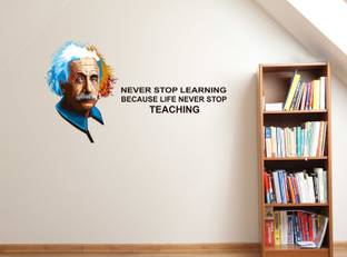 Wollzo 85 cm Sir Issac Newton Removable Sticker
