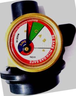 GAS SAFE Safety Device & 30% Gas Saving for All Gas Cylinder (Vertical) Gas Detector