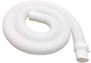 Kindle 1 Meter Washing machine Outlet pipe Corrugated Plastic Outlet/Drain/Extension Hose Suitable for All Fully/Semi Automatic Washing Machines Outlet (Length: 1 Meter, White) Hose Pipe