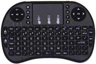 Inext 102 Mini Wireless Keyboard with Touchpad Mouse, 2.4ghz Smart Connector, Wireless Handheld Multi-device Keyboard Compatible with Desktop, Laptop, Mac