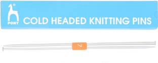 Pony Cold Headed Knitting Needle Pin Pair, Size 7 no (4.50 mm) Knitting Pin