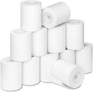 REALON 3 inch thermal printer billing rolls 79mmX50meter(Pack of 10 rolls) Thermal Cash Register Paper