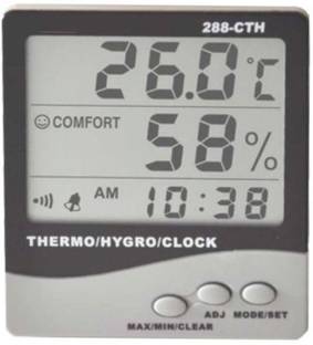 Divinext New Arrival 288-CTH Big Display LCD Screen Digital Humidity Temperature Meter HTC Touch Free Kitchen Thermometer