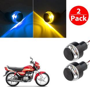 Vagary Bar End Turn Signal Grip 0114 Indicator Light Motorbike LED for Hero (12 V, 2 W)