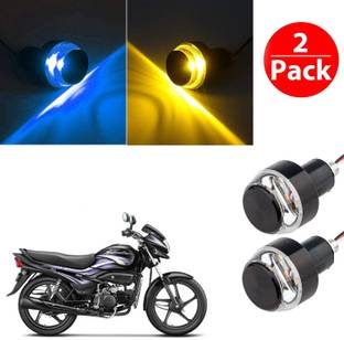 Vagary Bar End Turn Signal Grip 0137 Indicator Light Motorbike LED for Hero (12 V, 2 W)