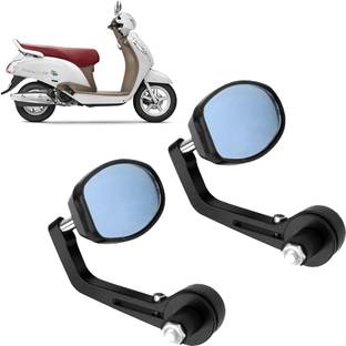 DvineAutoFashionZ Manual Rear View Mirror, Dual Mirror, Driver Side For Suzuki Access SE