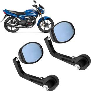 DvineAutoFashionZ Manual Rear View Mirror, Dual Mirror, Driver Side For Honda CB Shine