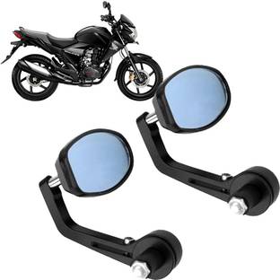 DvineAutoFashionZ Manual Rear View Mirror, Dual Mirror, Driver Side For Honda Unicorn