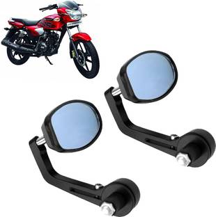 DvineAutoFashionZ Manual Rear View Mirror, Dual Mirror, Driver Side For TVS Phoenix 125
