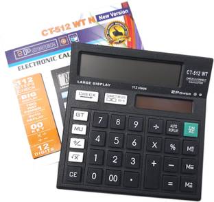 CT-512 Majestic Basket Business & Financial Calculator With Dual Power DIGIT FINANCIAL & BUSINESS CALCULATOR WITH TWO WAY POWER Financial  Calculator