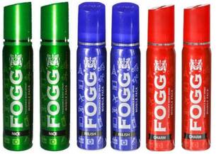 FOGG Nice,Relish,Charm Mobile Pack Pocket Deo (25ml x 6) Deodorant Spray  -  For Men & Women