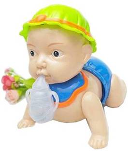 AS TRADERS Best The Best Runing and Weeping Naughty Baby Crawling Toy