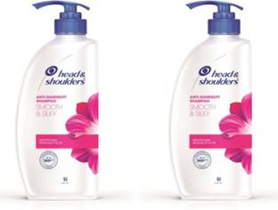 HEAD & SHOULDERS Smooth & Silky Shampoo 650 ML PACK OF 2