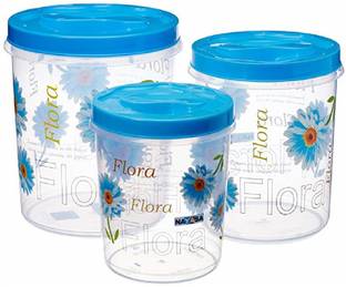 NAYASA Plastic Grocery Container  - 4.7 L, 7.2 L, 11.2 L
