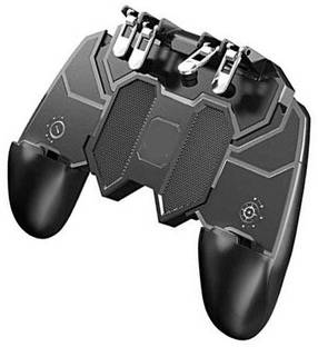 BUY SURETY High Quality AK66 All-in-One Mobile Game Controller for PUBG Triggers Free Fire Key Button Joystick Gamepad L1 R1 Trigger Phone Controller Gamepad, [Upgraded Version/Six-Finger Operation] Shooter Sensitive and Aim Controller Joysticks for Android & iOS for Knives Out  Gaming Accessory Kit