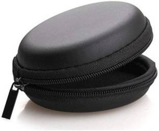 Sanfew Leather Zipper Headphone Pouch