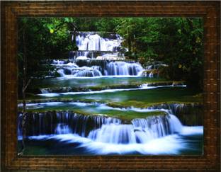 Indianara WATERFALL (1961) WITHOUT GLASS Digital Reprint 10.2 inch x 13 inch Painting