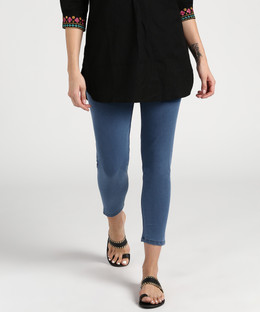 Aurelia Blue Jegging online at Flipkart 