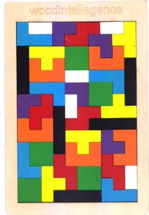 CrazyCrafts Wooden Jigsaw Puzzle (40 Pieces)