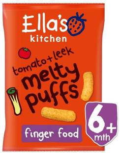 Ellas Kitchen Tomato + Leek Melty Puffs - 20g 20 g