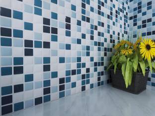 Vivid Tiles 25.4 cm perfect backsplash idea for kitchen and bathroom Self Adhesive Sticker