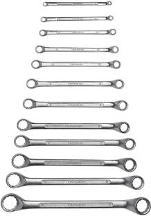 TAPARIA 1812 RING SPANNER SET OF 12 (6MM TO 32MM) 12 PCS SET OF RING Double Sided Box End Wrench