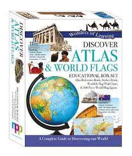 Discover Atlas & World Flags:Educational Box Set(Wonder Of Learning)
