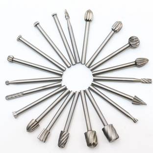 amiciTools 20pcs HSS Wood Milling Rotary Bits 20pcs HSS Wood Milling Rotary Bits Only