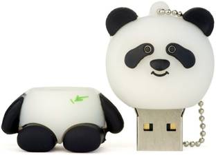 Tobo Panda USB Flash Drive Pen Drive U Disk Flash Card Memory stick 16 Pen Drive Compatible with Desktop Computer, Laptop, Television USB 2.0 Rubber Case