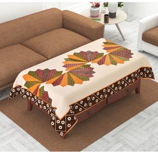 FAIRY HOME Cotton 4 Seater Printed Table Cover