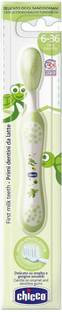 Chicco First Milk Teeth Green 6-36M Soft Toothbrush Extra Soft Toothbrush