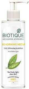 BIOTIQUE bio morning nectar scrub wash Face Wash