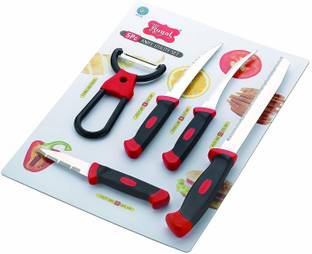 Protos India.Net 5 Pc Plastic, Steel Knife Set Knife Set For Kitchen Knifes