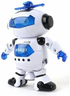 Kidz N Toys Dancing Robot with Flashing Lights and Music