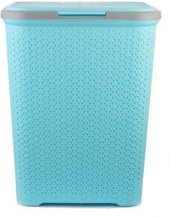 3D METRO SUPER STORE 50 L Blue Laundry Basket