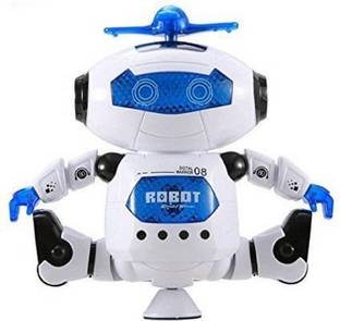Fabofly 360° Naughty Digital Dancing Robot (White) for kids