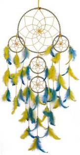 new lucky NLDC 18 Feather Dream Catcher
