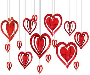 BashNSplash Red 3D Valentines / Party / Room Decoration