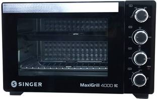 SINGER 40-Litre Oven Toaster Grill OTG MAXIGRILL 4000 RC ( SOT 400 MBT ), Black